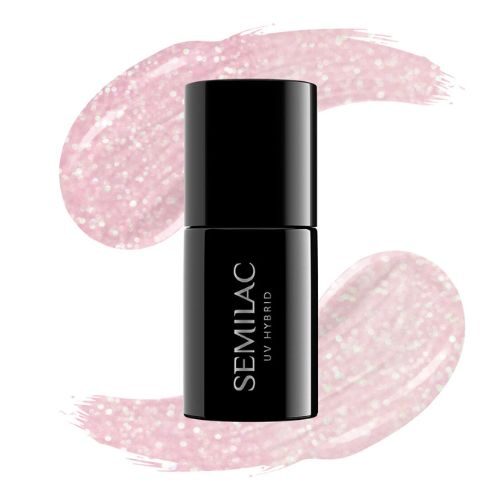 SEMILAC 164 Pink Crystals Lakier hybrydowy 7ml