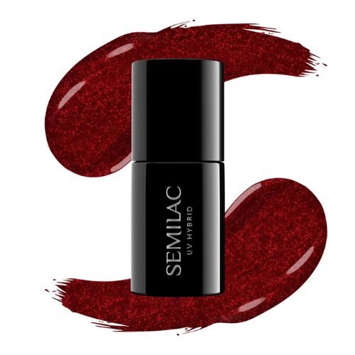 SEMILAC 306 Divine Red Lakier hybrydowy 7ml