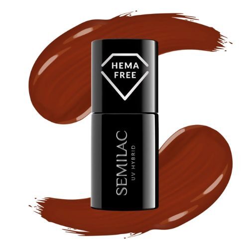 SEMILAC 418 Red Hot Beach Lakier hybrydowy 7ml