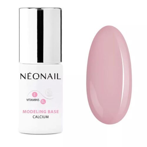 NEONAIL Modeling Base Calcium Neutral Pink Baza hybrydowa 7,2 ml