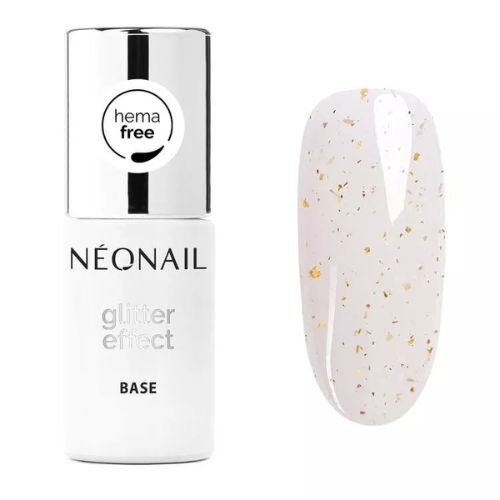 NEONAIL Glitter Effect Base Nude Sparkle Baza hybrydowa 7,2 ml