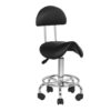 ACTIVESHOP Taboret kosmetyczny 6001 czarny