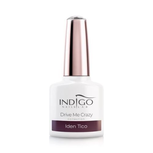 brązowy lakier hybrydowy indigo Iden Tico