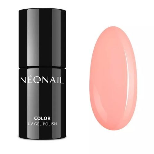 różowy delikatny jasny nude lakier hybrydowy neonail Peach Rose
