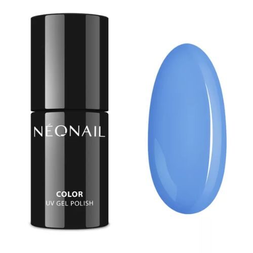 niebieski lakier hybrydowy neonail Divine Blue