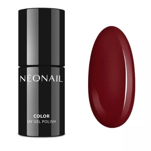 czerwony ciemny winny lakier hybrydowy neonail Perfect Red