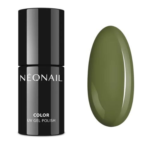 zielony oliwkowy lakier hybrydowy neonail Unripe Olives