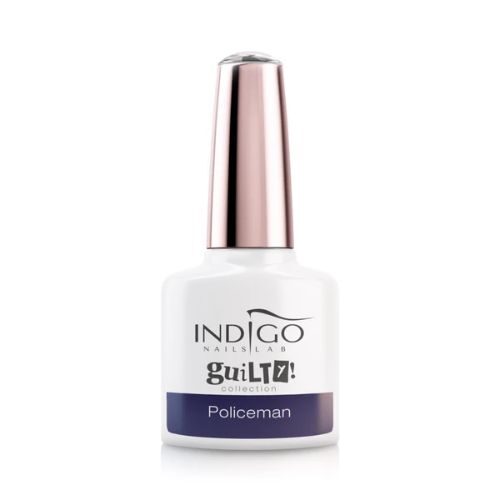 granatowy lakier hybrydowy indigo policeman