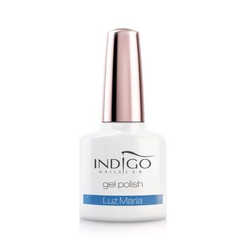 niebieski granatowy lakier hybrydowy indigo Luz Maria