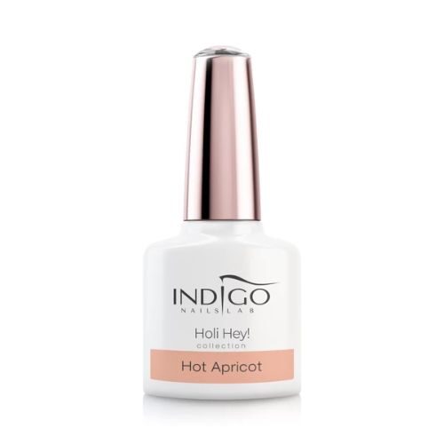 brzoskwiniowy pastelowy lakier hybrydowy indigo Hot Apricot