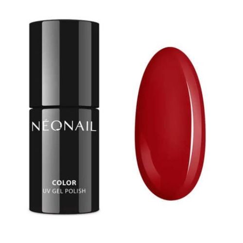 czerwony lakier hybrydowy neonail Feminine Grace