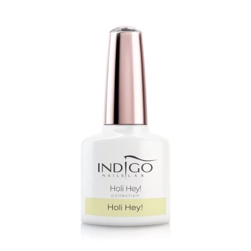 żółty pastelowy lakier hybrydowy indigo Holi Hey