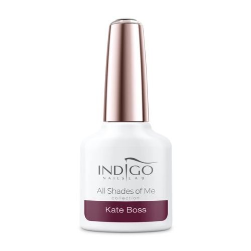 ciemny fioletowy lakier hybrydowy indigo Kate Boss