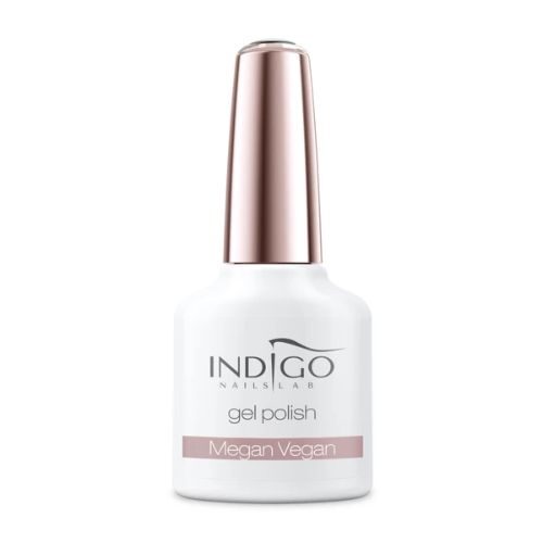 beżowy nude lakier hybrydowy indigo Megan Vegan