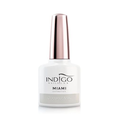 szary jasny lakier hybrydowy indigo Coconut Milk