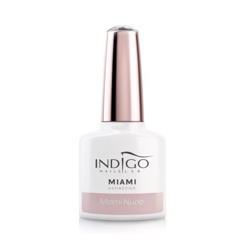 beżowy nude lakier hybrydowy indigo Miami Nude