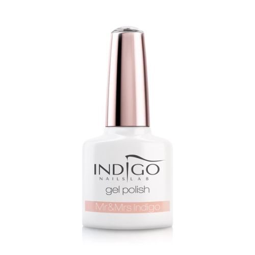 brzoskwiniowy nude lakier hybrydowy indigo Mr & Mrs Indigo