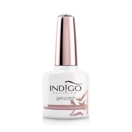 beżowy cielisty nude lakier hybrydowy indigo Diamonds For Breakfast