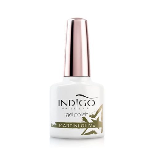 oliwkowy zielony lakier hybrydowy indigo Martini Olive