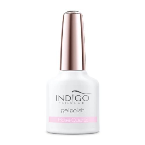 pastelowy różowy lakier hybrydowy indigo Rose Quartz