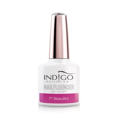 fioletowy jasny lakier hybrydowy indigo F* beautiful