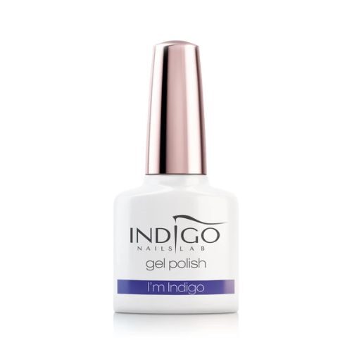 fioletowy ciemny lakier hybrydowy indigo I'm Indigo