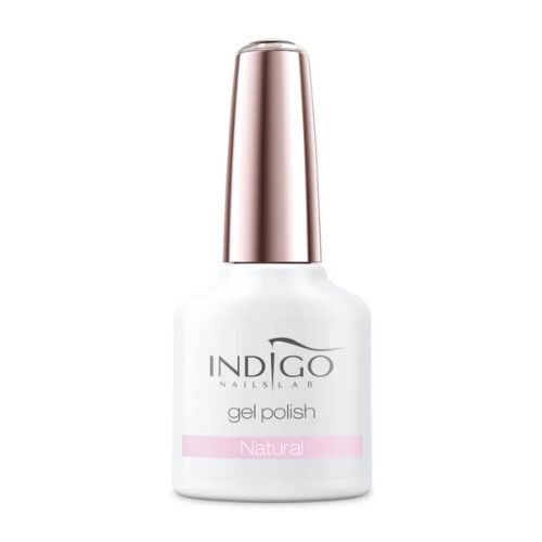 cielisty naturalny nude beżowy lakier hybrydowy indigo Natural