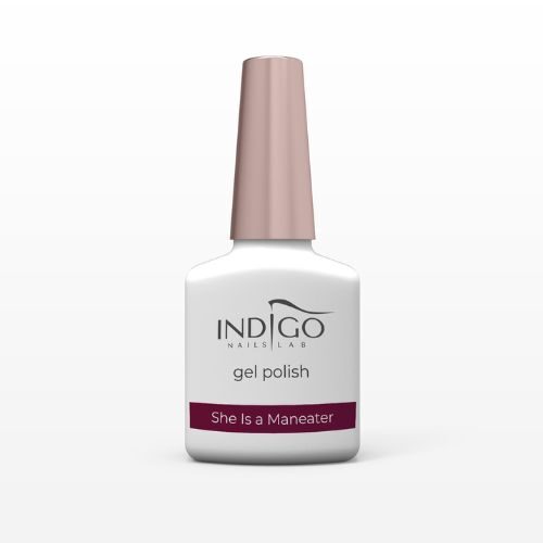 fioletowy lakier hybrydowy indigo She Is A Meneather