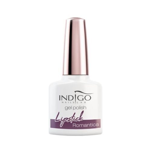 różowy fioletowy lakier hybrydowy indigo Romantica 