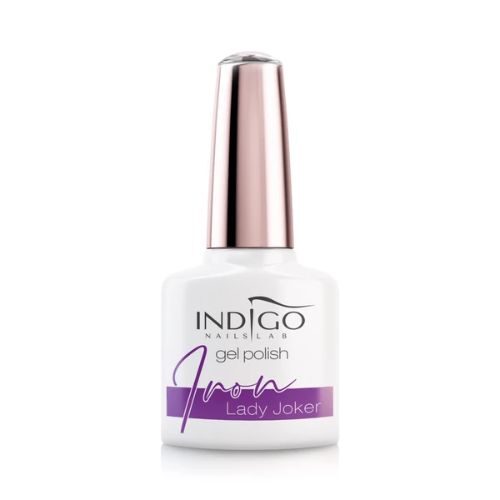 fioletowy metaliczny lakier hybrydowy indigo Lady Joker