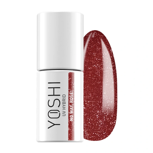 YOSHI No way Rose! 143 Lakier Hybrydowy 6 ml