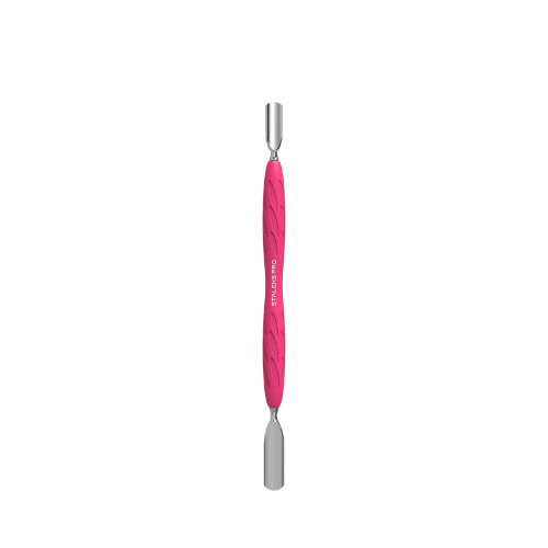 STALEKS UNIQ Kopytko do manicure Gummy z silikonową rękojeścią 10/1 (popychacz szeroki zaokrąglony i popychacz wąski zaokrąglony)