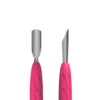 STALEKS UNIQ Kopytko do manicure Gummy z silikonową rękojeścią 10/2 (popychacz wąski zaokrąglony i kopytko skośne)