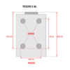 YESON Autoklaw serii E 8L BLACK LED