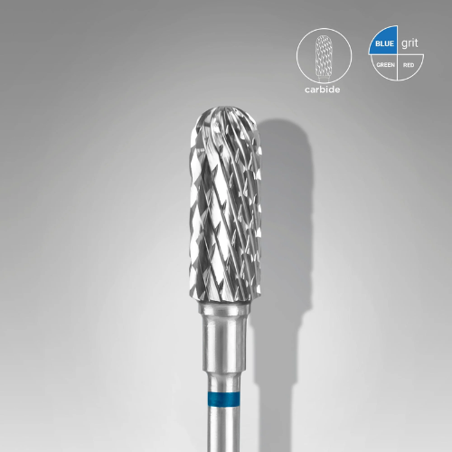 STALEKS EXPERT Frez z węglika spiekanego zaokrąglony walec niebieski średnica 5 mm/część robocza 13 mm
