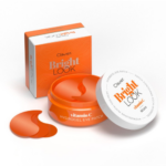 CLAVIER Bright Look Płatki pod Oczy, Żelowe, rozświetlające, Vitamina C, 60 szt.