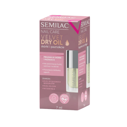 SEMILAC Suchy olejek do paznokci i skórek Velvet Dry Oil 7 ml