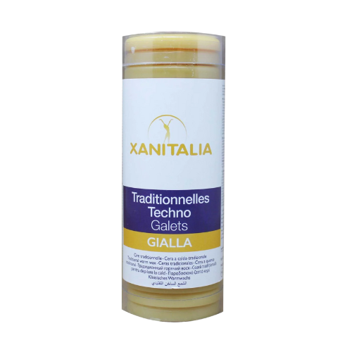 XANITALUA Wosk twardy azulenowy do depilacji Gialla 400g